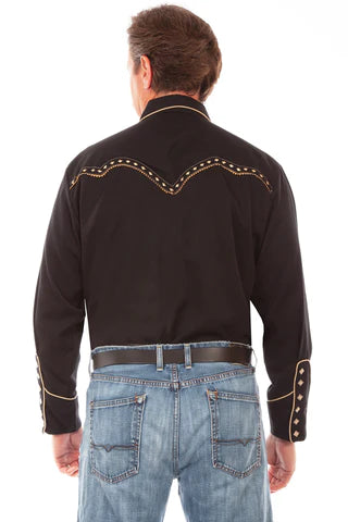 Men's Diamond Yoke Shirt P898