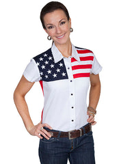 RED WHITE AND BLUE SHIRT   756