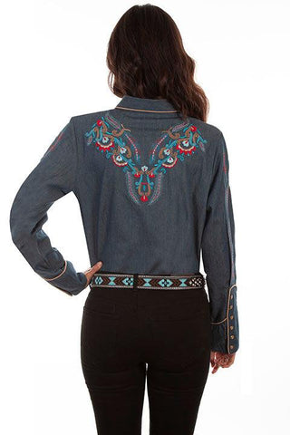 Floral And Feather Shirt