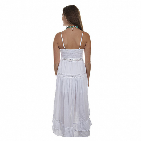 Spaghetti Strap White Dress