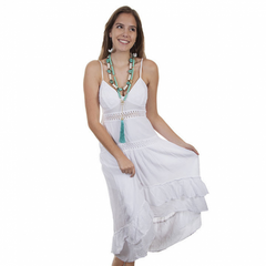 Spaghetti Strap White Dress