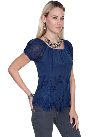 Rayon Elastic Sleeve Shirt