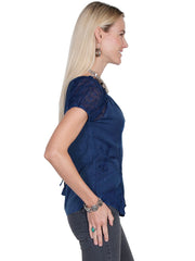 Rayon Elastic Sleeve Shirt