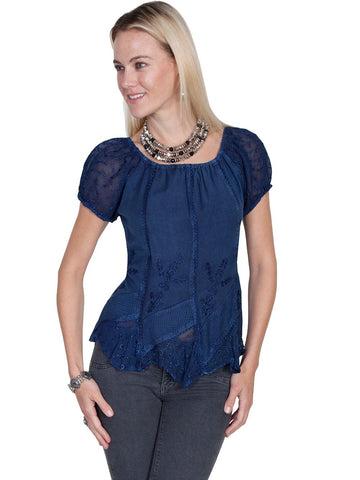Rayon Elastic Sleeve Shirt