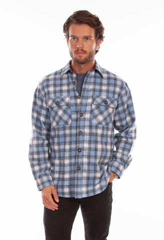 Mens Wool Blend Flannel