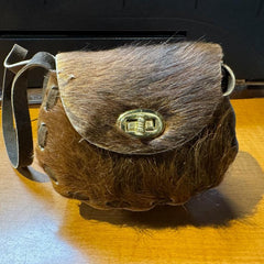SMALL PURSES W/STRAP COWHIDE
