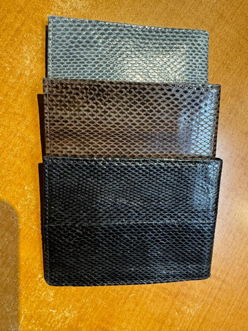 Leather Snake Billfold wallet