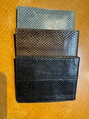Leather Snake Billfold wallet