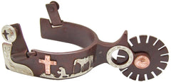 Ant Brn Spur Men's Cowboy Pray 500