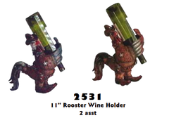 Rooster Wine Holder 2531