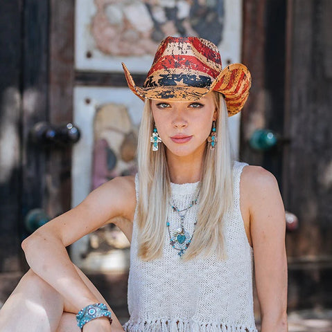 FLAG COWBOY HAT