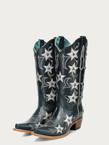 LD blue stars boots 5541