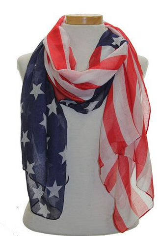 US FLAG SCARF 213X017