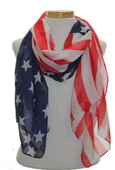 US FLAG SCARF 213X017
