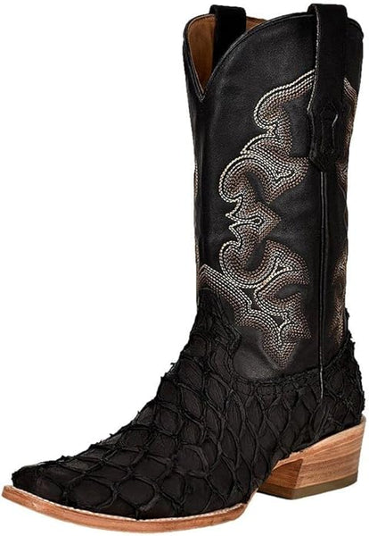 MN BLACK PIRARUCU FISH BOOTS 4339