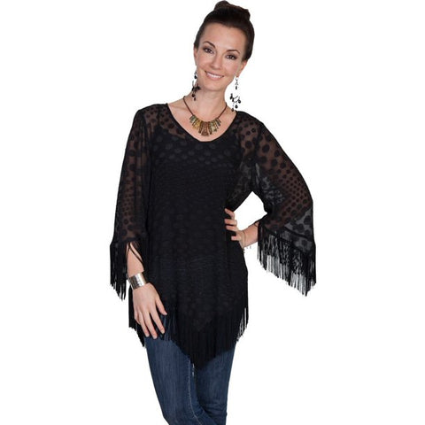 Sheer Dot Blouse