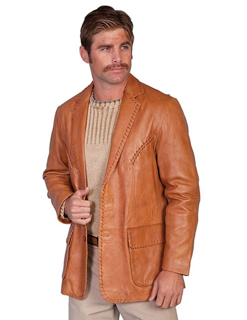 Jacketleather Stitching Jacket