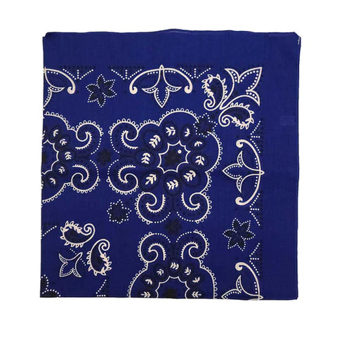 Bandana Royal Blue Paisley Bandana
