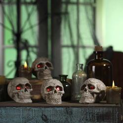 ASSORTED SKULL W/RD EYE PDR-64