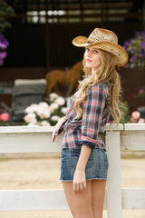 COWBOY STRAW HAT
