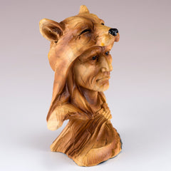 Indian Wood Like Figurine PDX-59
