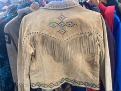 Brown Fringe Jacket