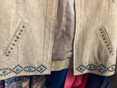 Brown Fringe Jacket