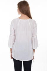 Hi/Lo Blouse Ivory Blouse