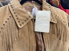 Brown Fringe Jacket