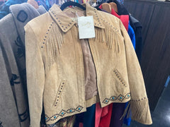 Brown Fringe Jacket
