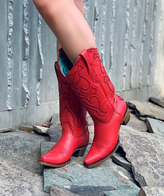 LD RED MATCHING STITCH BOOTS