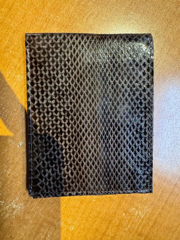 Leather Snake Billfold wallet