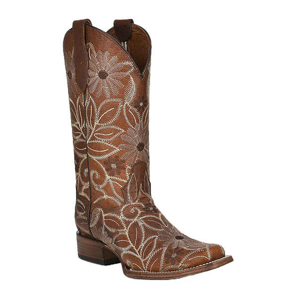 LD SADDLE TAN SQ TOE L5837