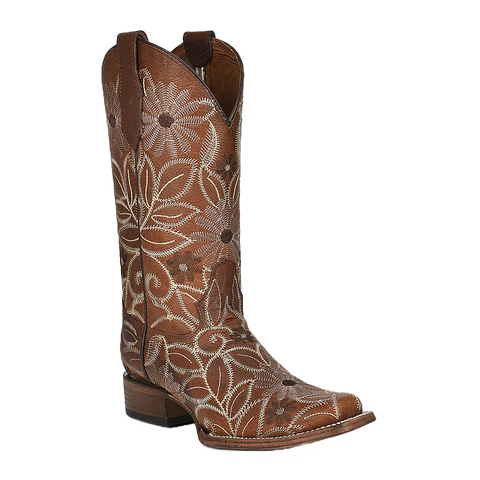 LD SADDLE TAN SQ TOE L5837