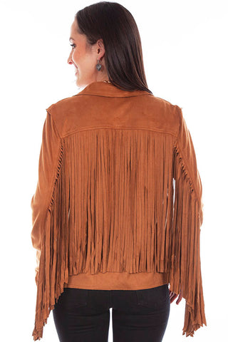 Suede Fringe Jacket