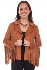 Suede Fringe Jacket