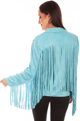Suede Fringe Jacket