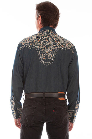 Vine Embroidered Shirt
