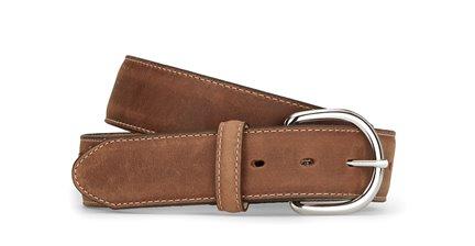 JUSTIN MENS CLASSIC WESTERN BELT-BROWN