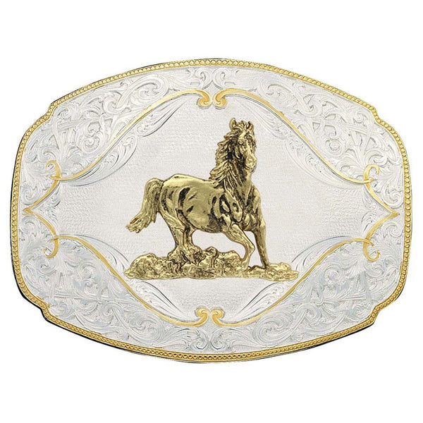 Gold Flourish Western Buckle 2920