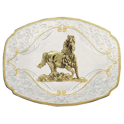 Gold Flourish Western Buckle 2920