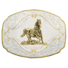 Gold Flourish Western Buckle 2920