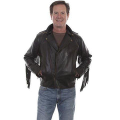 MEN Fringe mc Jacket