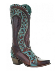 Corral Choc/Turq Boots