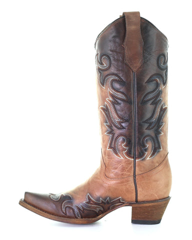 LD Shedron Embroidered Western Boots L5665 – Stylish Leather Boots