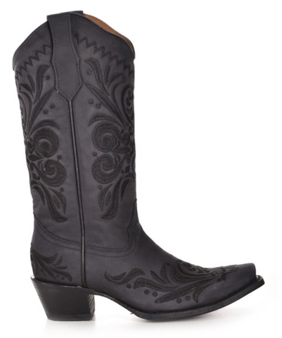 LD BLACK FILIGREE BOOTS 5433