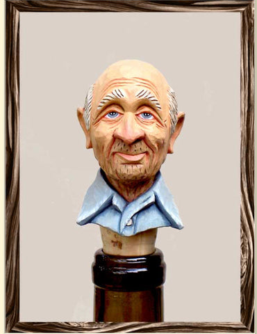 Cowboy Barber's Dream Western Wine Bottle Stopper